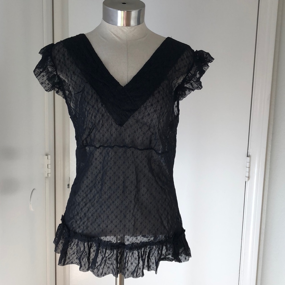 Sheer blouse